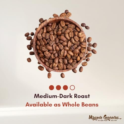 Image of MYSORE CONCERNS | Legacy Blend | Ground Coffee | South Indian Filter | 100% Pure Coffee | 250 Grams | Freshly Roasted (Pack of 1)