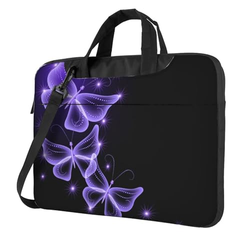 Sac ordinateur résistant aux chocs violet bandoulière amovible