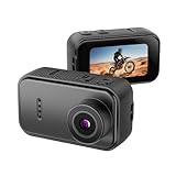 MuchLuckystar Action Camera compatta HD con funzione anti-shake per sport all'aria aperta, videocamera portatile per registrazione di animali domestici e ciclismo, colore nero