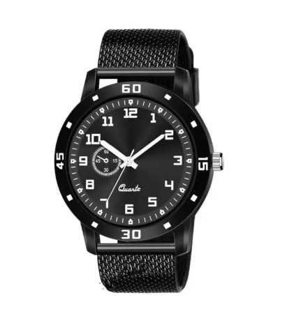 Black Dial PU Strap Stylish Analog Watch for Men-GBK (B0DBVVQTJW) Amazon Price History, Amazon Price Tracker