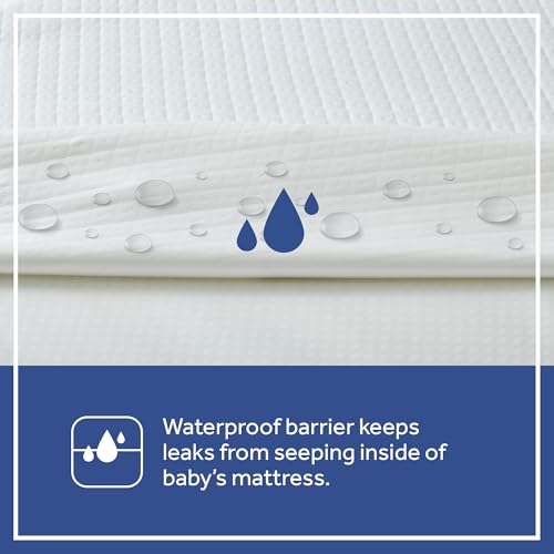 Sealy Baby Refresh Breathable 2 Stage Waterproof Crib Mattress Plus Toddler Bed Fit, Removable Knit Cover, GREENGUARD Gold Certified, Safety & Quality Tested, Made in USA, 52X28 -White by SEALY BABY - Image 3