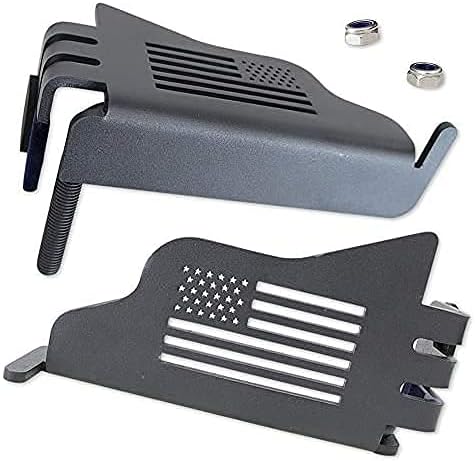 Bestaoo Estribos delanteros con estilo de bandera de Estados Unidos para Jeep Wrangler JL Unlimited Sport Rubicon Sahara Gladiator JT 2018-2022, 1