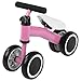 Bicicletta Senza Pedali 2-5 Anni per Bambino Neonato Balance Scooter Walker Baby Toddler Bici Senza Pedali Balance Bike per l'Equilibrio Bicicletta Scooter Gratuito Bicicletta da Pattinaggio (Rosa)