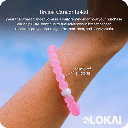 Lokai Bead Bracelets for Women & Men, The Cause Collection - Support Breast Cancer, Diabetes, Autism, & Alzheimer's Awareness - Animal Rescue, Mental Health, & Veterans Day Awareness Silicone Bracelet2