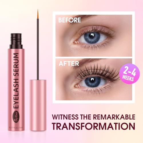 Biysber Lash Serum for Eyelash Growth: Premium Eyelash Growth Serum with Advanced Formula to Boost Longer Fuller and Thicker Lashes and Eyebrows - Gentle & Vegan for Sensitive Eyes - Thumbnail 2