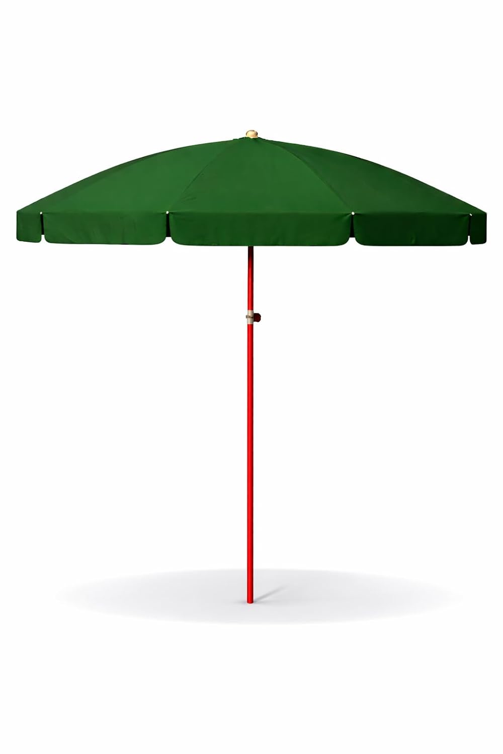 KUMCO Outdoor Garden Umbrella | 8 Feet Diameter | 10 Ribs | Round | Pongee Waterproof Fabric | Steel Shaft | Manual Push-u... - Review, Price and Buying Guide