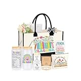 JSENGIFT Teacher Gifts for Women, Christmas Thank You Appreciation End of Year Retirement Gifts for Teachers Set of 7