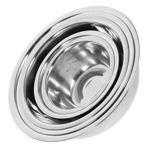 Set de 5 tazones de acero inoxidable para cocina miniatura 1