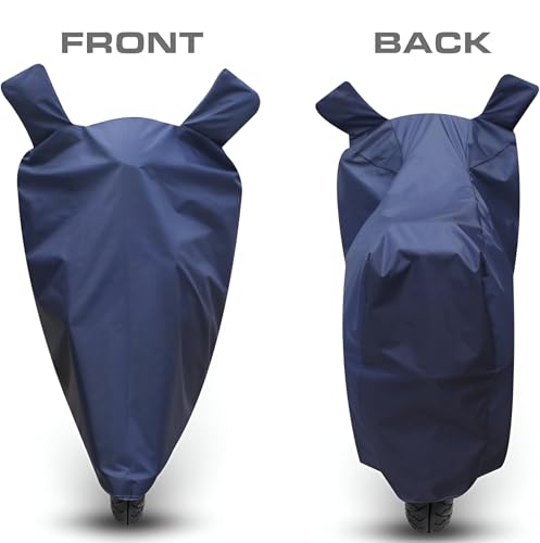 Image of AutoCart Bike Scooty Motorcycle Cover for Premium Bike (Blue Color) Also Suitable for All 125 CC Bikes and Scooty and Upto 150cc Pack of 1 | Design for Suzuki GIXXER