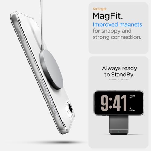 Image of Spigen for iPhone 17e / 16e Case, Ultra Hybrid MagFit [Anti-Yellowing] [Compatible with Magsafe] - Frost White
