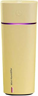 Weimay Humidificateur d'intérieur Jaune Bureau Bureau Aide à dormir Humidificateur USB Forme de tasse Humidifier Diffuseur Froid Vapeur Vapeur Vapeur Vapeur Mini Humidificateur LED Humidifier