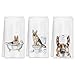 HUGANE Funny German Shepherd Bathroom Hand Towels Set of 3, German Shepherd Decor Hand Towels for Bathroom, German Shepherd Gifts for Women Men, Gifts for German Shepherd Lovers Owners, 16x24 Inch