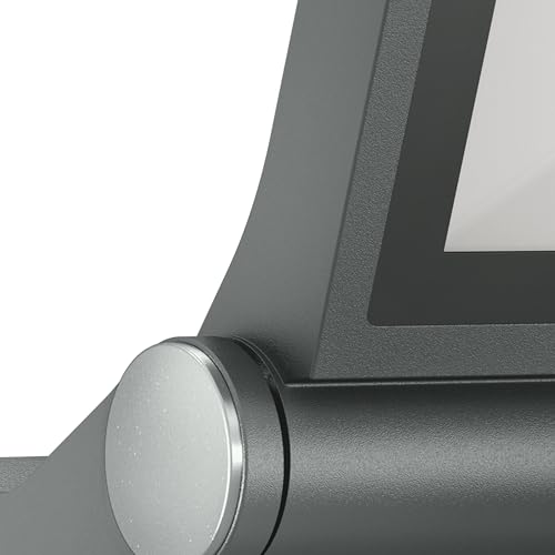 Steinel LED-Außenstrahler XLED ONE S anthrazit, 180°-Bewegungsmelder, 18,6 W, 2050 lm, 3000K, für Zufahrt, Hof und Garten, 065249, Aluminium