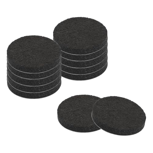 uxcell Furniture Pads 1.5" Round Self Adhesivefor Floor Protectors 12Pcs