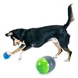 PetSafe - Ricochet Jouet pour Chien Electronique, 2 balles couplées interactives Qui couinent, Stimulation mentale, portée de Jeu Jusqu’à 9 mètres, à Pile