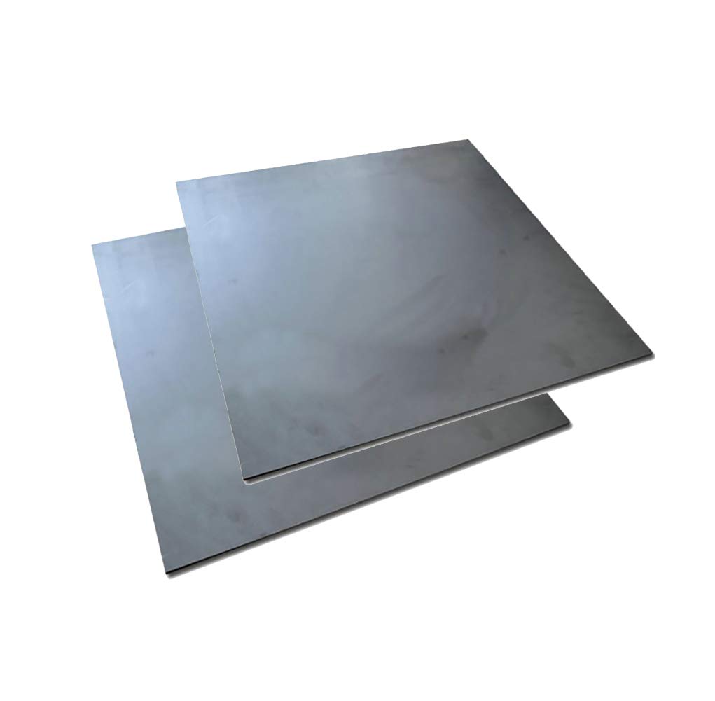 Bloc de graphite vierge, Paquet de 2 plaques d'électrode EDM en graphite 99,9%, blocs, feuilles lingot 5x4x0.12 pouces