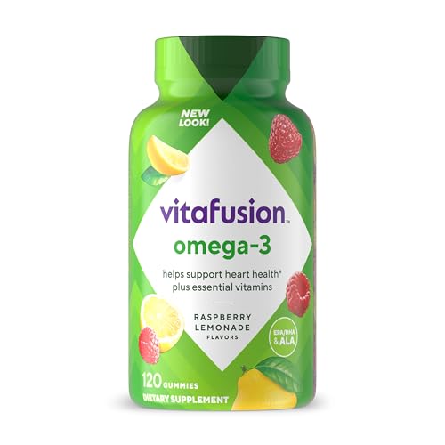 Vitafusion Omega-3 Gummy Vitamins, Berry Lemonade...
