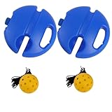 Kronabelle Trainer 2-Piece Set, 40-Hole Balls, Blue Base, Adjustable Cord, Drawstring Bag and Color Box for Practice