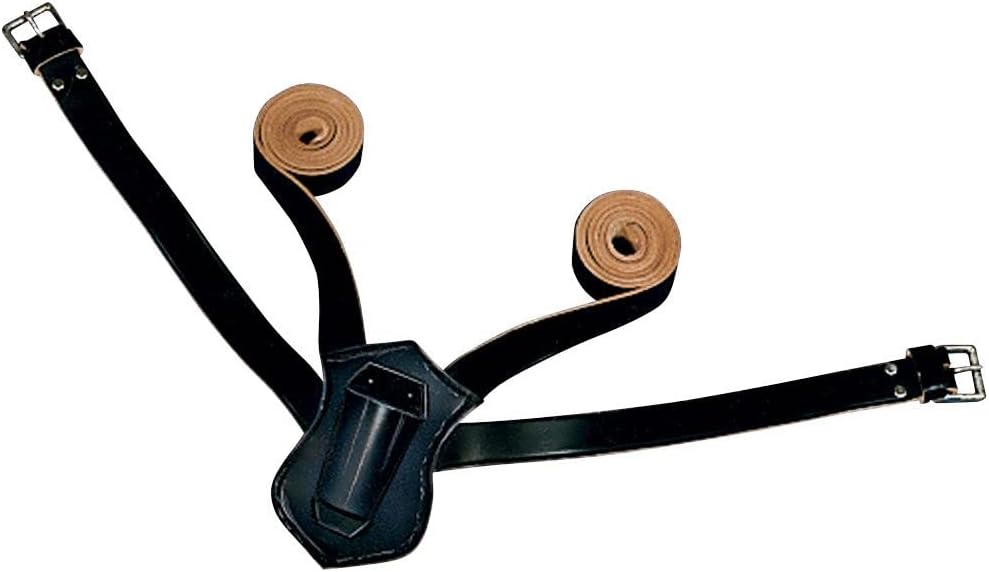 Parade Double Style Leather Flag Carrier 1802