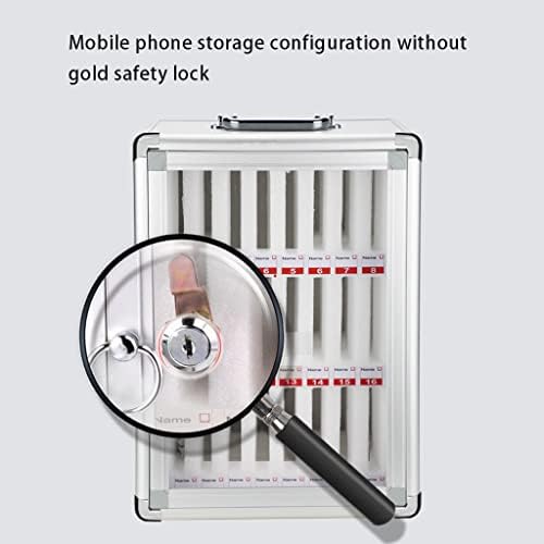 Wall Mounted Cell Phone Locker - Secure Aluminum Alloy Cabinet for Organized Device Storage in Schools and Businesses