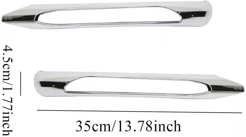 Bumper Fog Light Grill Cover Trim Compatible with Mercedes-Benz C250 C300 (Luxury/Base Sedan) 2012-2014, C250 C350 Base Coupe 2-Door 2012-2015, 2048852974, 13460226, 2048853074, 2 pcs