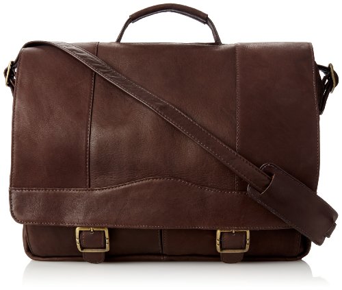David King & Co. Porthole Brief with Inside Organizer, Cafe,