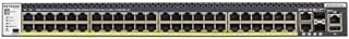 NETGEAR ProSAFE M4300-52G-PoE+ 48 Port PoE+ Stackable Gigabit Managed Switch w/ 2x10GBASE-T 2xSFP+ 550W PSU (GSM4352PA-100NES)
