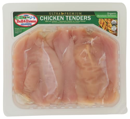 Bell & Evans, Chicken Breast Tenderloin A/C Organic Traypack Step