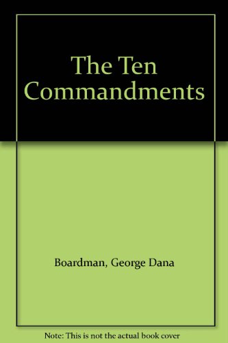 The Ten Commandments B002ADVZY0 Book Cover