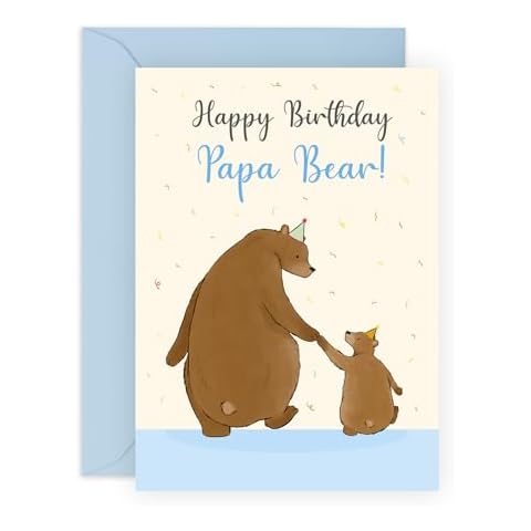 Central 23 Birthday Card for Papa Bear Cover