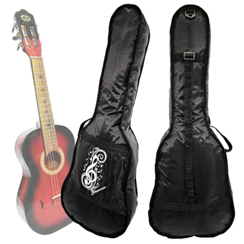 Funda Protectora Kinblack, Para Bajito o Guitarra Infantil, Color Negro, Fabricada En Tela PVC...