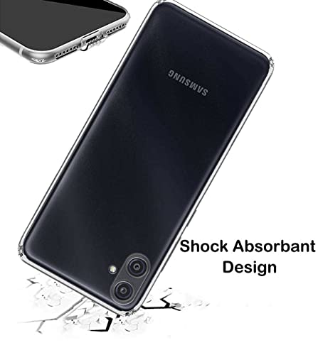 Image of Transparent Soft Silicone TPU Flexible Back Cover Compatible with Samsung Galaxy A04e