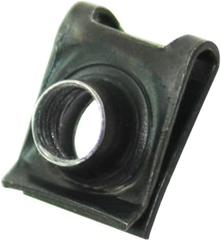 PENN ELCOM Rack M6 Rail Clip Nut Black PM6CNK - 100 Pack
