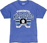 Toronto Maple Leafs NHL Officially Licensed T-Shirt Heathered Hockey Puck, X-Large
