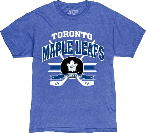 Toronto Maple Leafs NHL Officially Licensed T-Shirt Heathered Hockey Puck, X-Large by Blue 84 - Used condition - US$24.13