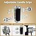 Haoge Universal Phone Cage Video Rig Kit,for iPhone 15/16/17 Pro Max Smartphone Stabilizer with Dual Handle,Handheld Filmmaking Vlogging Phone Rig for Samsung and Other Videomaker Videographer