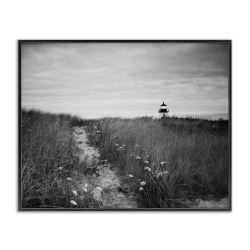 Distant Nantucket Lighthouse, 11 x 14 Inch Framed Giclée Print