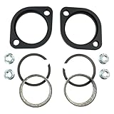 Twisted Choppers Black Exhaust Flange Ki...