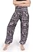 Banjamath? Women's Smocked Waist Harem Hippie Boho Yoga Palazzo Casual Pants (XL, Elephant Dark Blue)