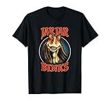 スターウォーズ ジャージャー ビンクス ヴィンテージ 大きな胸 ポートレートフレーム Tシャツ