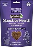 Get Naked Digestive Health Crunchy Cat Treats 2.5oz - Chicken Flavor, Grain-Free Cat Probiotics for Indoor Cats, Supports Healthy Digestion, Dental Health & Immunity, Made in The USA