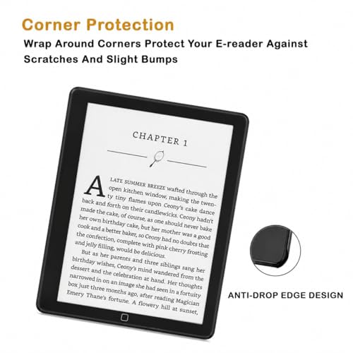 Image of Cason Cover Case for E-Book Reader 6 inch Case, Slim Smart Flip case Cover for E-Reader Tablet (Grey)