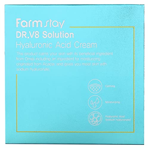 Crema de ácido hialurónico Farm Stay DR.V8 Solution hidratante facial de 50 ml 2