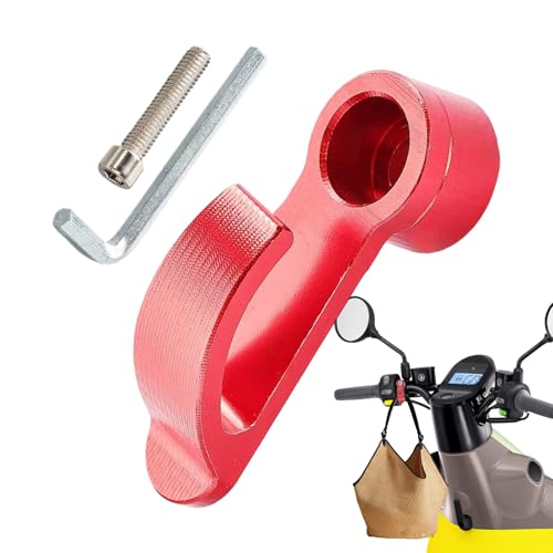 Gancho soporte para casco para manillar, soporte de almacenamiento de aluminio, soporte para casco de moto | para senderismo grandes viajes diarios y conducción en carretera