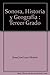 Sonora, Historia y Geografia : Tercer Grado