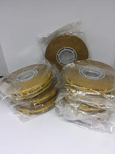 Image of ATG Transfer Gun Double Side Refill Tapes, Reverse Wound Adhesive Transfer Tape Acid Free Gold Paper Liner ATG-7502, 3 /8 inch X 36YD Pack of 12