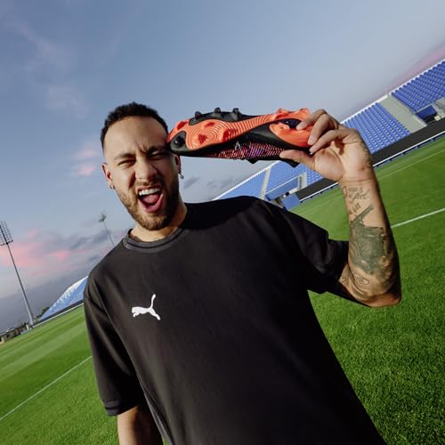 Puma Future 8 Match FG/AG, botas unisex en Puma Black y Glowing Red 2