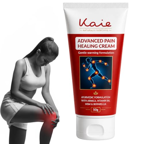 Image of Japanese Advanced Pain Healing Cream, Deep Relief from Back Pain, Knee Pain, Neck Pain, Shoulder Pain & Sprains, Natural Ingredients - Vitamin B6, MSM, Arnica, Boswellia | 50 g, pack of 1