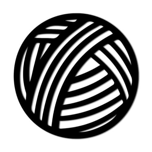 Yarn Ball Metal Wall Art Metal Outdoor Decor Metal Signs