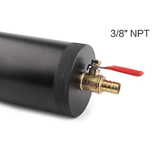 Mrhello 750Ml Baffled Oil Catch Can Reservoir Tank Universal Breather Filter With Drain Valve 2 Port Aluminum #TOP3